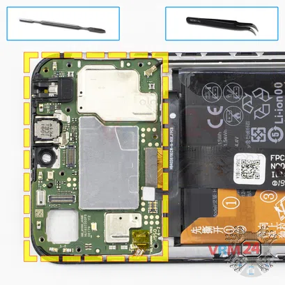 How to disassemble Huawei Y5 (2019), Step 12/1