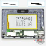 Como desmontar Huawei MediaPad T3 (10'') por si mesmo, Passo 2/1