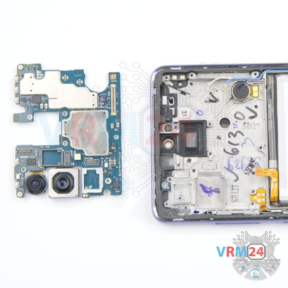 How to disassemble Samsung Galaxy A52 SM-A525, Step 16/2