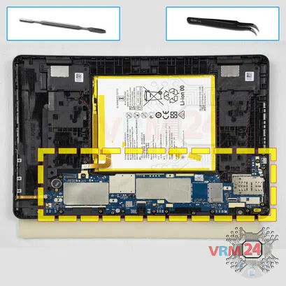 Как разобрать Huawei MediaPad T5, Шаг 13/1