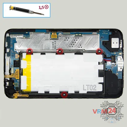 How to disassemble Samsung Galaxy Tab 3 7.0'' SM-T2105, Step 2/1