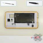 Cómo desmontar Samsung Galaxy S5 SM-G900, Paso 7/1