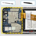 Cómo desmontar Samsung Galaxy M01 SM-M015, Paso 13/1
