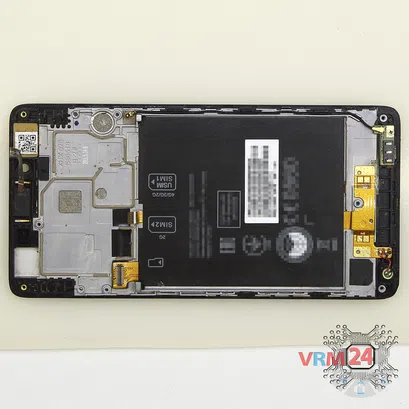 How to disassemble Lenovo A6000, Step 9/1