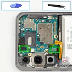 Como desmontar Samsung Galaxy S23 FE SM-S711 por si mesmo, Passo 15/1