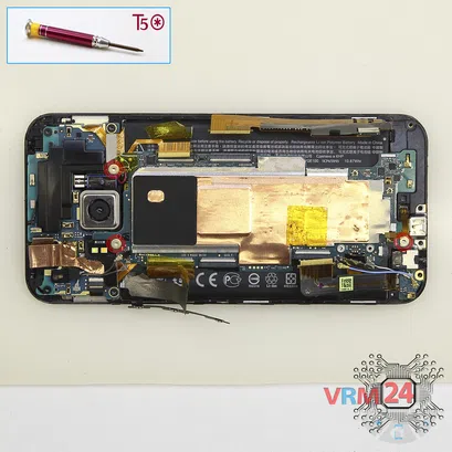 How to disassemble HTC One M9, Step 9/1