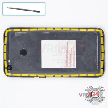 How to disassemble ZTE Blade A6, Step 3/1