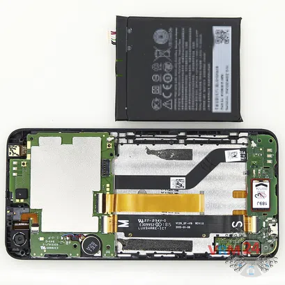 How to disassemble HTC Desire 626, Step 5/2