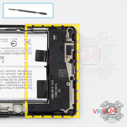 How to disassemble Sony Xperia L3, Step 8/1