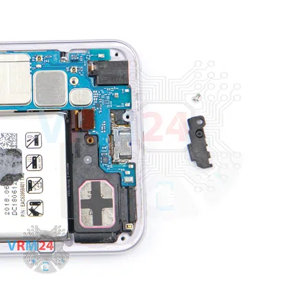 How to disassemble LG Q7 Q610, Step 7/2