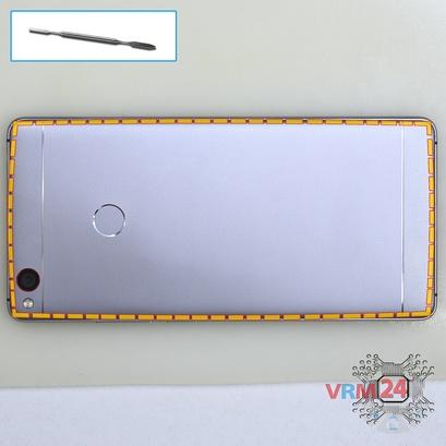 How to disassemble ZTE Nubia Z11, Step 3/1