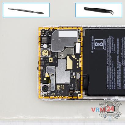 Como desmontar Xiaomi RedMi Note 5A por si mesmo, Passo 13/1