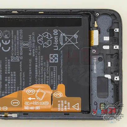 How to disassemble Huawei Honor 20, Step 13/3