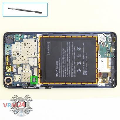 How to disassemble Xiaomi Mi Note, Step 7/1