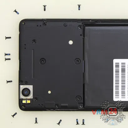 How to disassemble Xiaomi Mi 4i, Step 3/2