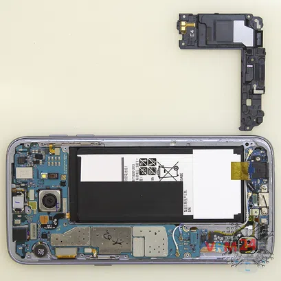 Cómo desmontar Samsung Galaxy S7 Edge SM-G935, Paso 6/2