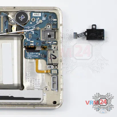 Cómo desmontar Samsung Galaxy Note 8 SM-N950, Paso 12/2