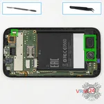 How to disassemble HTC Desire 310, Step 6/1