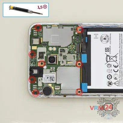 How to disassemble HTC One X10, Step 6/1