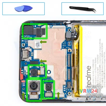 Cómo desmontar Realme 8i, Paso 13/1