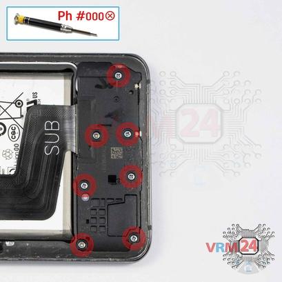How to disassemble Samsung Galaxy A80 SM-A805, Step 11/1