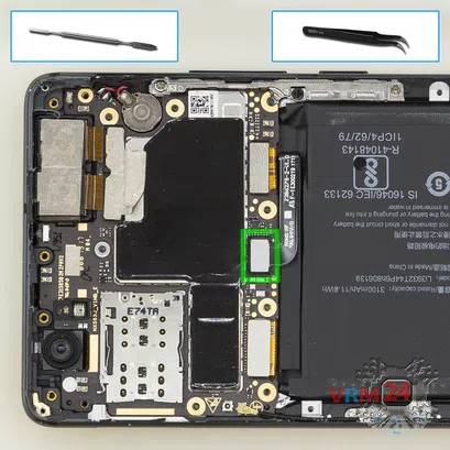 How to disassemble ZTE Nubia Z17, Step 12/1