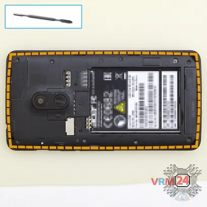 Como desmontar Acer Liquid Z200 por si mesmo, Passo 4/1