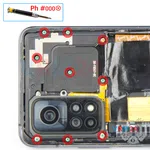 How to disassemble Xiaomi Mi 10T Pro, Step 4/1