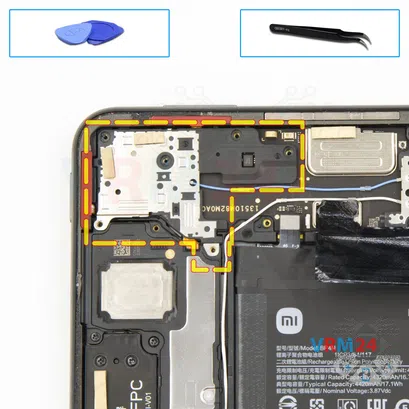 How to disassemble Xiaomi Pad 6, Step 17/1