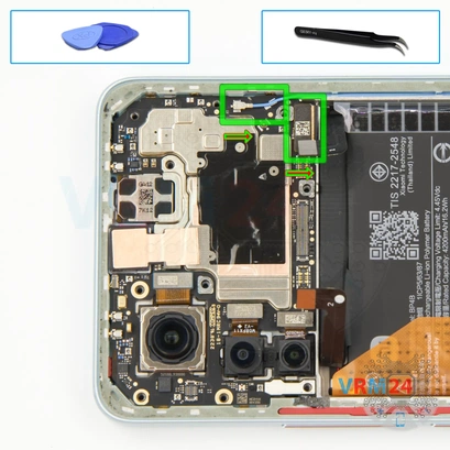 How to disassemble Xiaomi 12 Lite, Step 15/1