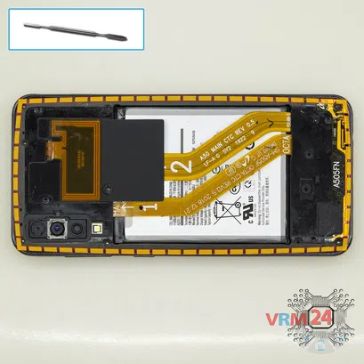 Como desmontar Samsung Galaxy A50 SM-A505 por si mesmo, Passo 4/1