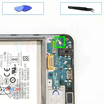 How to disassemble Samsung Galaxy M32 SM-M325, Step 14/1
