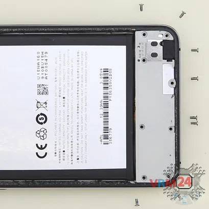 How to disassemble Meizu U20 U685Q, Step 6/2