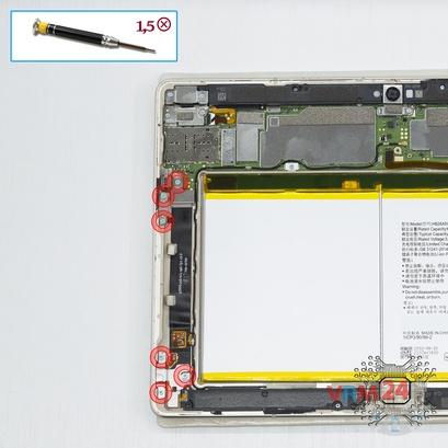 How to disassemble Huawei MediaPad M2 10'', Step 4/1