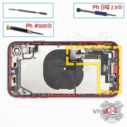 How to disassemble Apple iPhone XR, Step 25/1