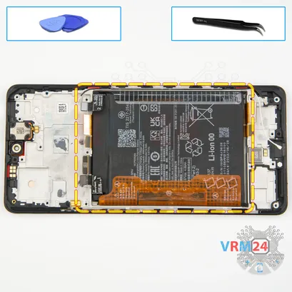 How to disassemble Xiaomi Redmi Note 12 Pro+, Step 19/1