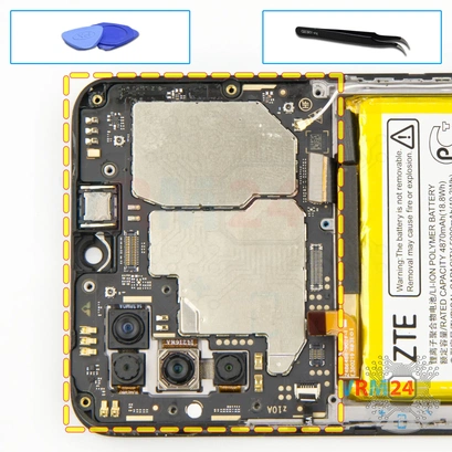How to disassemble ZTE Blade V20 Smart, Step 16/1