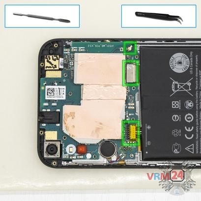 How to disassemble HTC Desire 830, Step 8/1