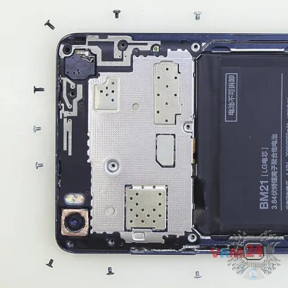 Как разобрать Xiaomi Mi Note, Шаг 3/2