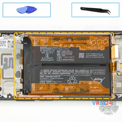 How to disassemble Xiaomi Redmi Note 11 Pro+, Step 18/1