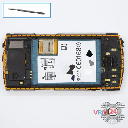 Cómo desmontar Samsung Wave GT-S8500, Paso 12/1
