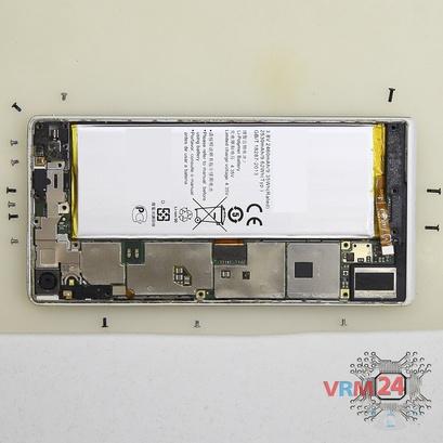 How to disassemble Huawei Ascend P7, Step 6/2