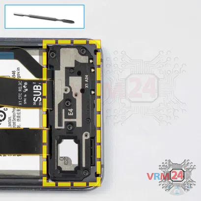 How to disassemble Samsung Galaxy S20 SM-G981, Step 9/1