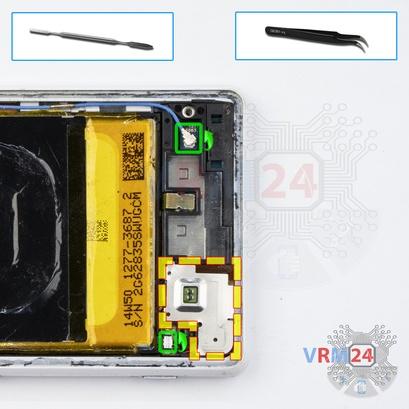 How to disassemble Sony Xperia Z3v, Step 6/1