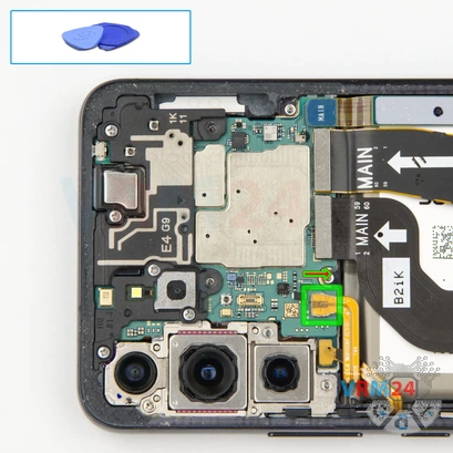 Como desmontar Samsung Galaxy S22 SM-S901 por si mesmo, Passo 6/2