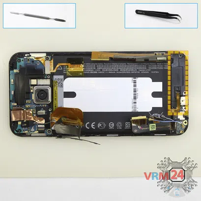 How to disassemble HTC One M9, Step 12/1