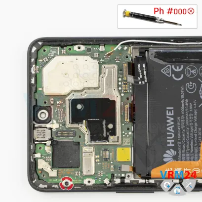 How to disassemble Huawei Nova 11i, Step 13/1