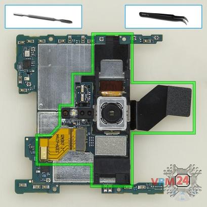 How to disassemble Sony Xperia XZ2, Step 27/1