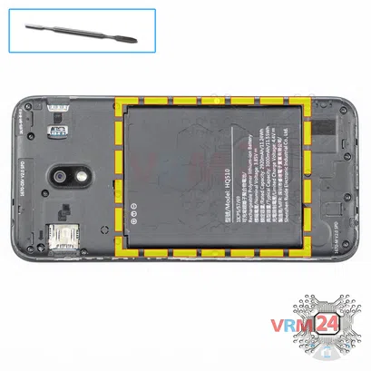 How to disassemble Nokia 2.2 TA-1188, Step 3/1