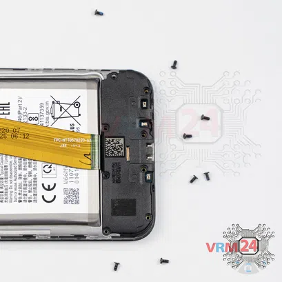 Cómo desmontar Samsung Galaxy A01 SM-A015, Paso 6/2
